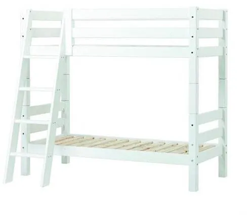 Hoppekids ECO Luxury køyeseng med rett stige - 120x200